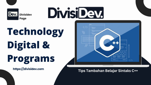 Tips Tambahan Belajar Sintaks C++